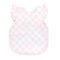 BapronBaby Pink Flutter Checkerboard Bapron by BapronBaby