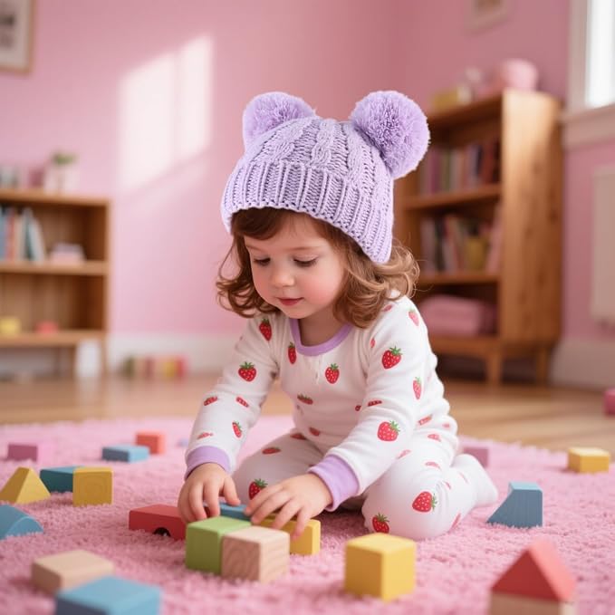 Yuoahcn Baby Girl Beanie Winter Baby Boy Hat - Image 2