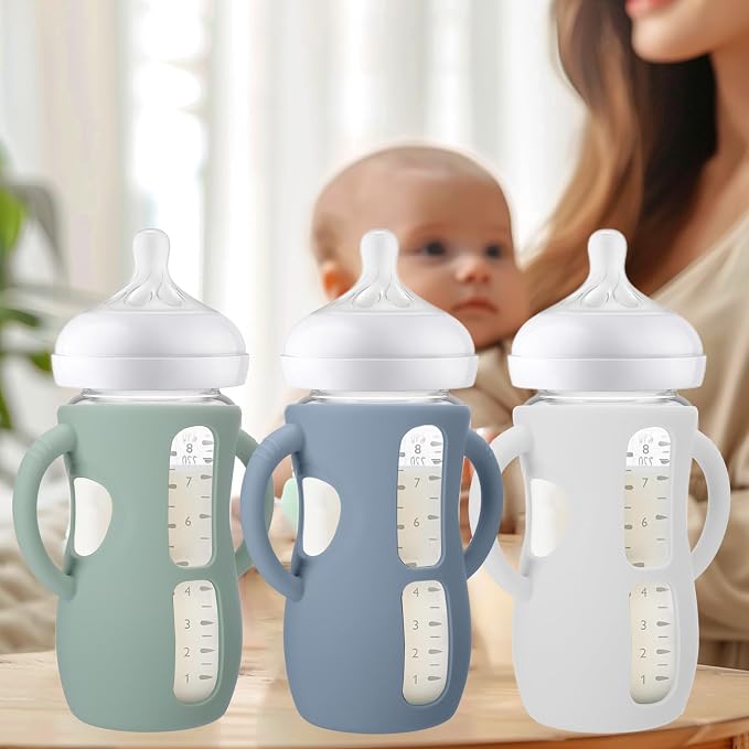 BUSOHA 3 Pack Silicone Sleeves for Avent Baby Bottles - Image 6