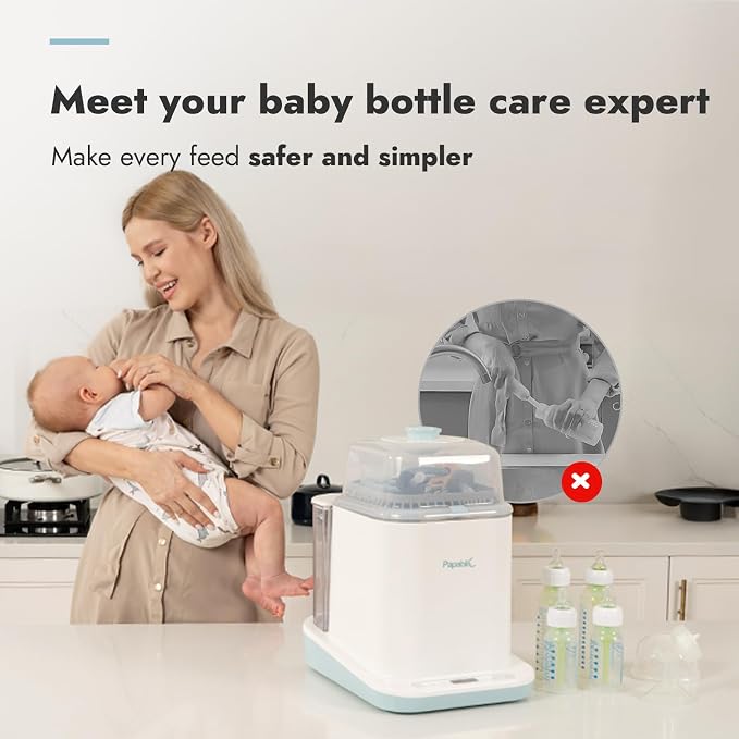 Papablic Bottle Washer Pro, Bottle Washer & Sterilizer & Dryer, 4-in-1 Bottle - Image 9