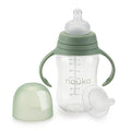 noüka Transitional Baby Bottle/Sippy Cup | Non Spill | Easy Grip Double Handles by no%C3%BCka