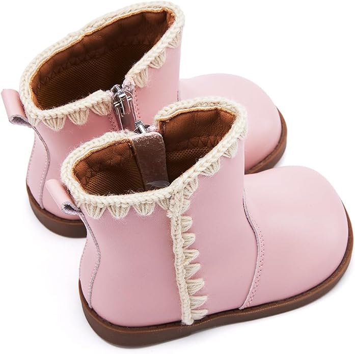 BMCiTYBM Baby Boys Girls Boots Infant Shoes First Walking Booties - Image 4