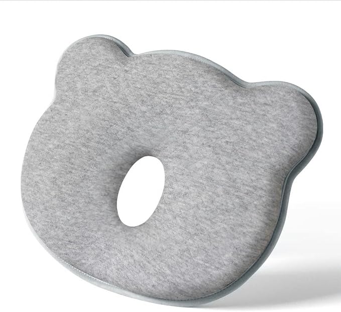 Memory Foam Baby Pillow for Newborn Flat Head Baby Pillow Machine-Washable Neck by Unknown