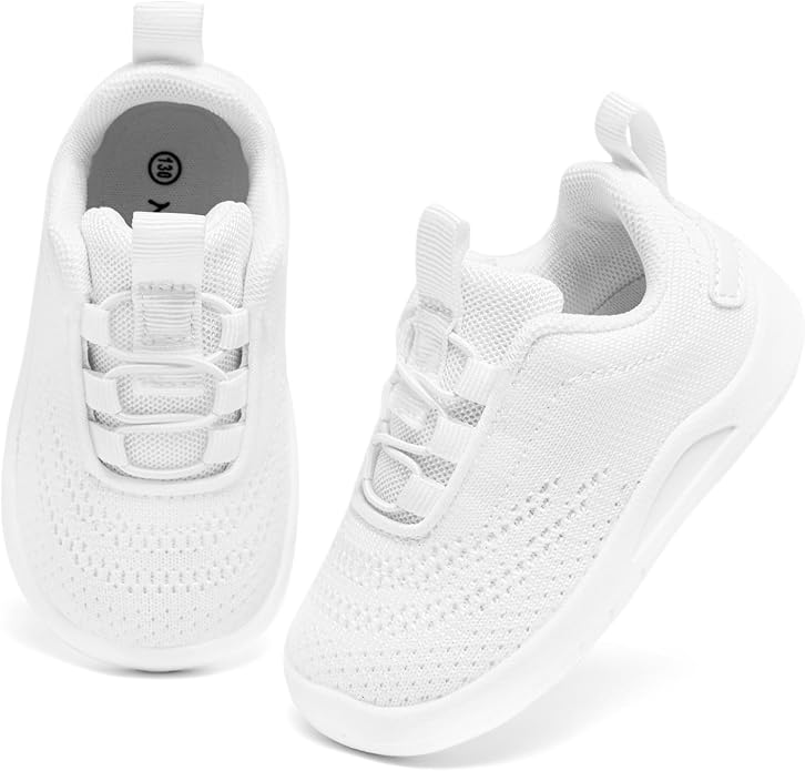 MORENDL Toddler Slip On Sneakers Baby Walking Shoes Non-Slip Breathable Unisex - Image 2