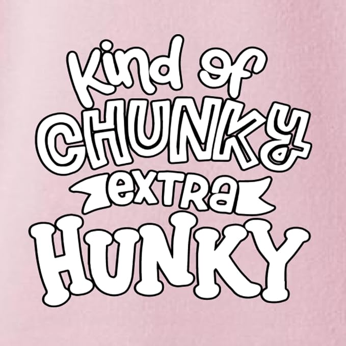 Wild Bobby Kind of Chunky Extra Hunky Humor Infant Premium Jersey Baby Bib - Image 2