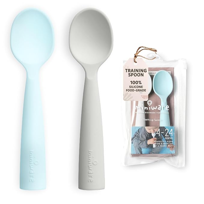 Miniware Silicone Baby Spoon for Training by Miniware