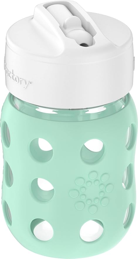 Lifefactory 8-Ounce Wide Neck Glass Baby Bottle - Image 3