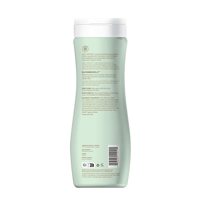 ATTITUDE Pregnancy pH-Balanced Body Wash, EWG Verified, Dermatologically Tested - Image 7