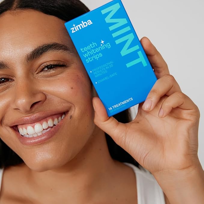 Zimba Teeth Whitening Strips Vegan Whitening Strip Enamel Safe Teeth Whitening - Image 7
