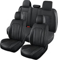 Doogo Seat Covers Full Set, Leather Car Seat Covers Luxury Waterproof Truck by Doogo