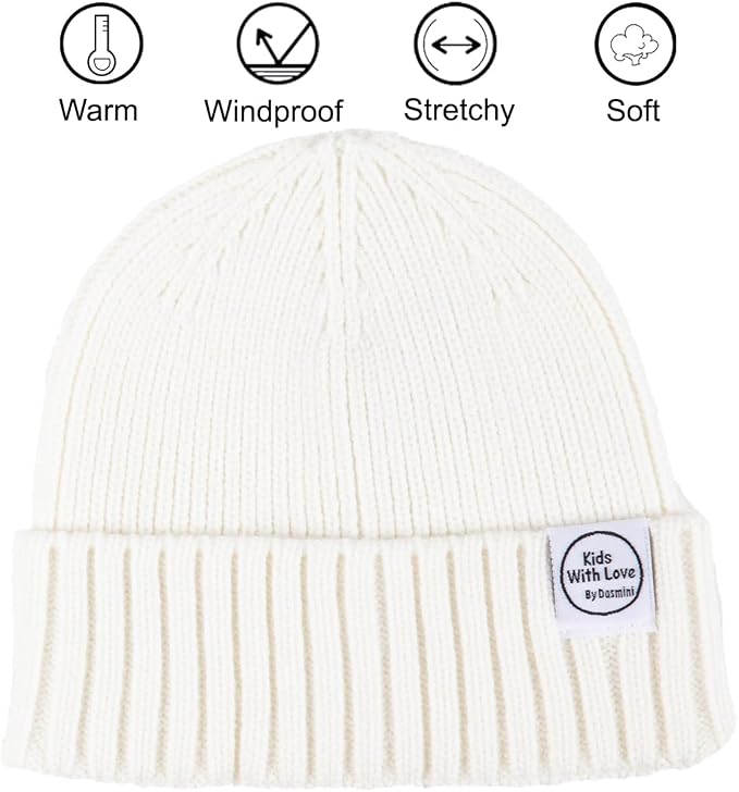 Baby Beanie Toddler Winter Hat Infant Babies Newborn Kids Beanies Knit Hats - Image 2