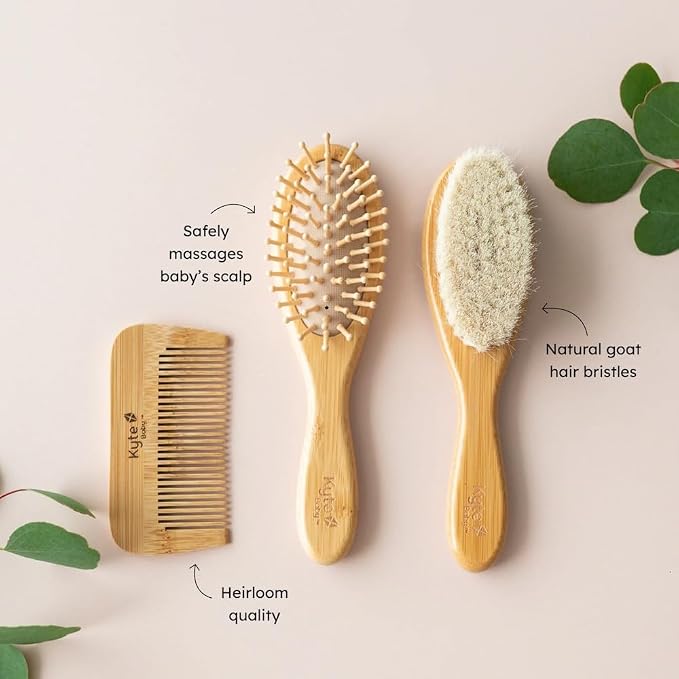 Kyte BABY Bamboo 3-Piece Brush Set - Image 2