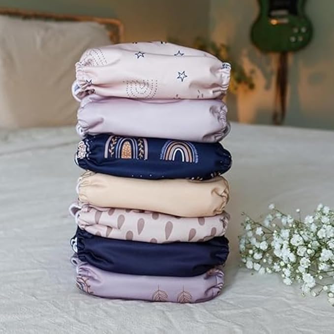 Nora's Nursery Cloth Diapers 7 Pack - Image 5