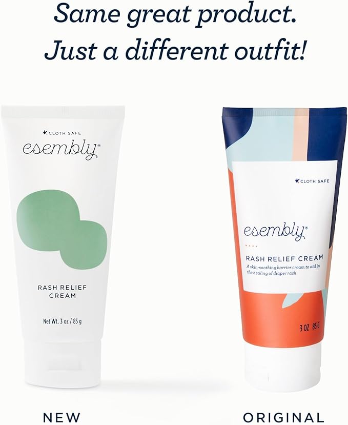 Esembly Rash Relief Cream, Organic and Cloth Friendly Zinc Oxide Barrier Cream - Image 2