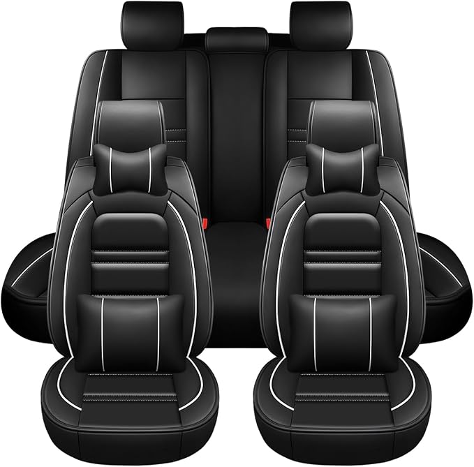 Car Seat Covers for Dodge Dakota 2000-2011 | 5-Seats Seat Covers, Waterproof by PACKMACH