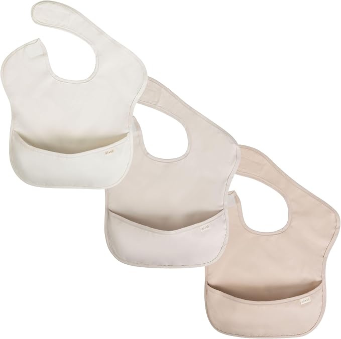 Ali+Oli Smock Bibs for Babies, BPA-Free Oeko-Tex Certified, Waterproof Baby - Image 7