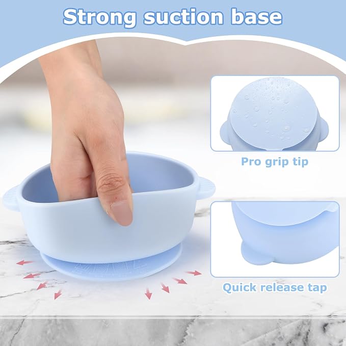 2 Pack Stainless Steel Baby Bowls - Image 5