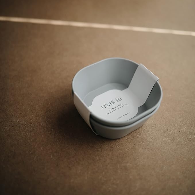 mushie Square Dinnerware Bowls for Kids | Made in Denmark - Image 3