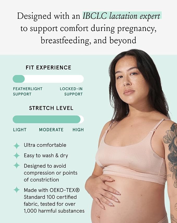 Bodily Everything Bra for Pregnancy, Nursing & Breastfeeding, Maternity & Sleep - Image 2