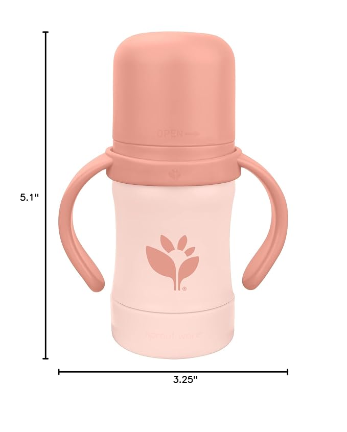 Green Sprouts® Sprout Ware® Sip & Straw 6oz., Plant-plastic, Platinum-cured - Image 5