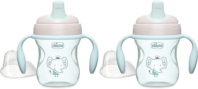 Chicco Semi-Soft Trainer with Bite-Resistant Spout and Spill-Free Lid 7oz. | by ChiccoUSA