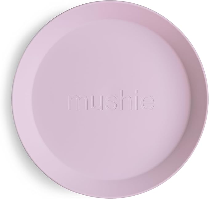 mushie Round Dinnerware Plates for Kids | Made in Denmark by mushie