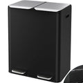 Arlopu 16Gal Dual Trash Can w/2 Built-in Box by Arlopu