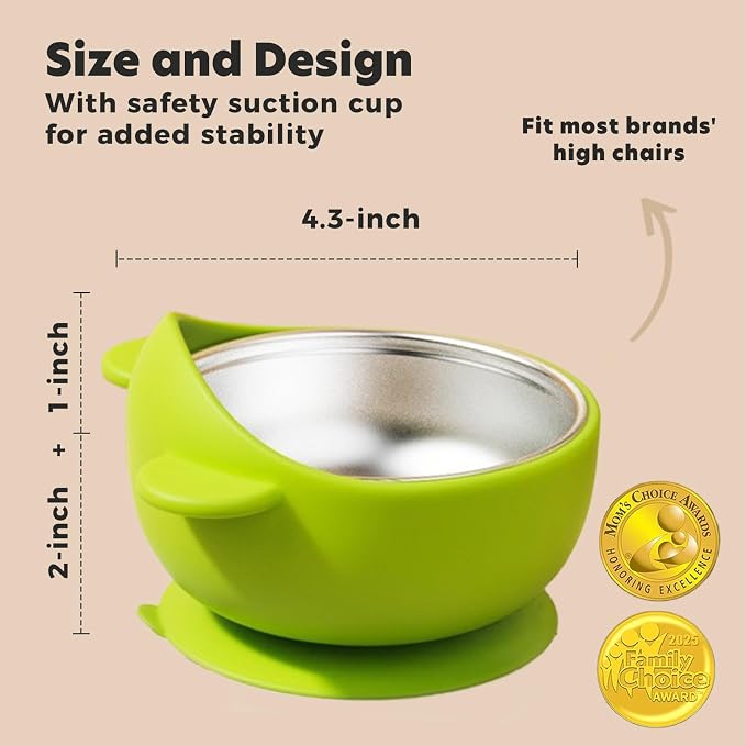 Stainless Steel Baby Bowls - Image 3