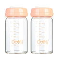 COMI Wide Neck Glass Breastmilk Collection n Storage Bottle, 6oz by COMI