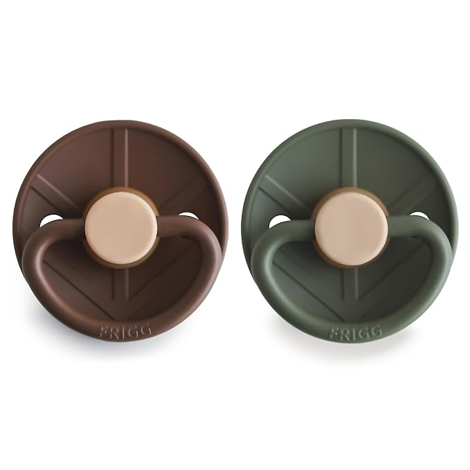 FRIGG Little Viking Natural Rubber Baby Pacifier 2-Pack | Made in Denmark | - Image 2
