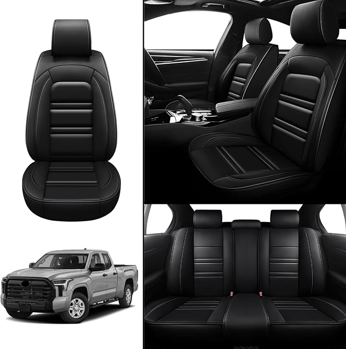 Seat Covers for Toyota Tundra 2000-2025 | 5-Seats Leather Seat Covers - Image 2