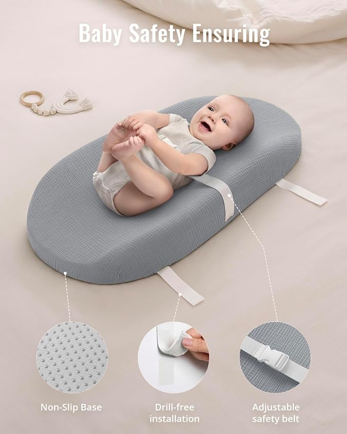 Blissful Diary Muslin Baby Changing Pad - Image 6