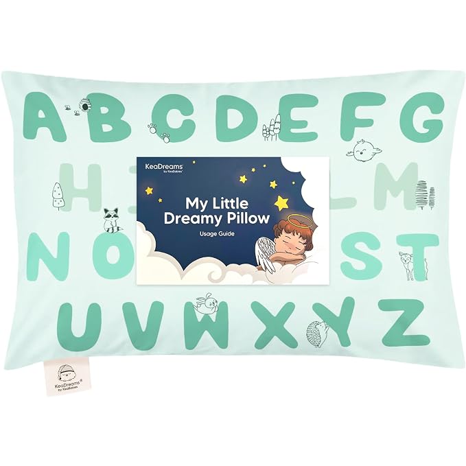 Toddler Pillow with Pillowcase by KeaBabies