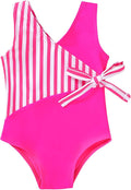 Happy Town Toddler Swimsuit Girl One Piece Bathing Suit Color Block Swimwear by HappyTown