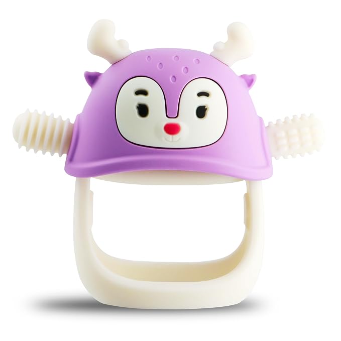Smily Mia Never Drop Reindeer Silicone Baby Chewing Toy by SmilyMia