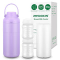 Compact Breast Milk Cooler Bottle, 12oz Portable Breastmilk Cooler by iMMDOKIN
