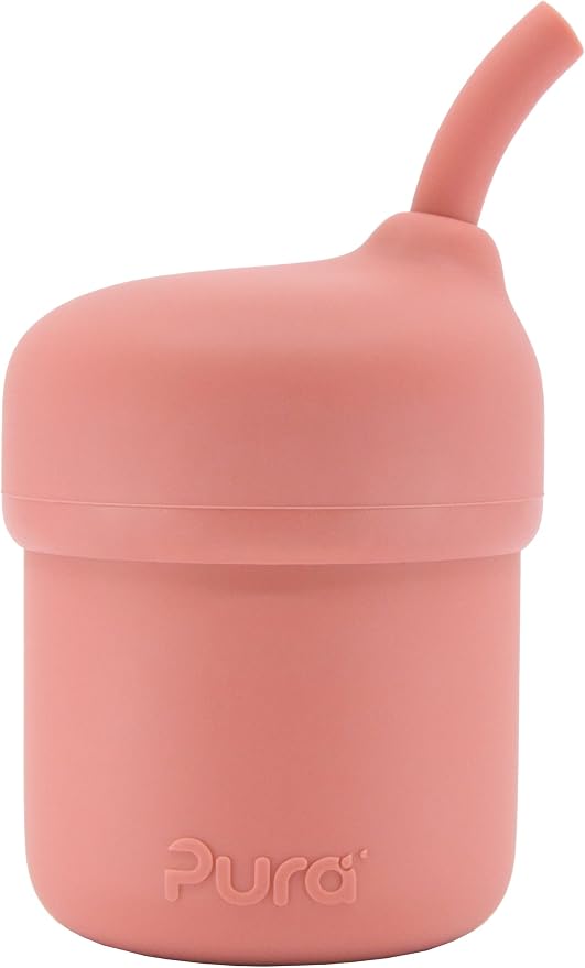 Pura my-my Silicone Straw Cup| Spill Proof, Food Grade Silicone, Plastic-Free | - Image 6