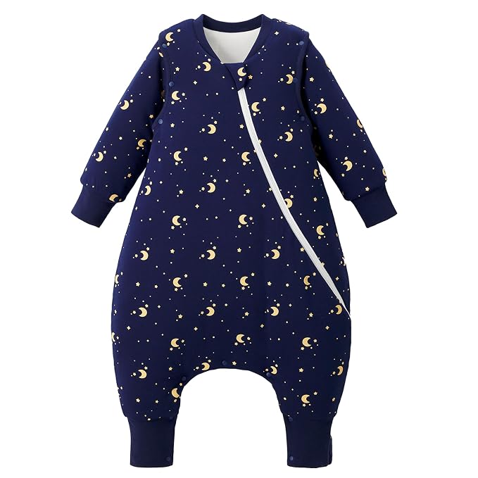 Duomiaomiao 3.5 TOG Toddler Sleep Sack 2-3T 100% Cotton Winter Side Open Zipper by DuoMiaoMiao