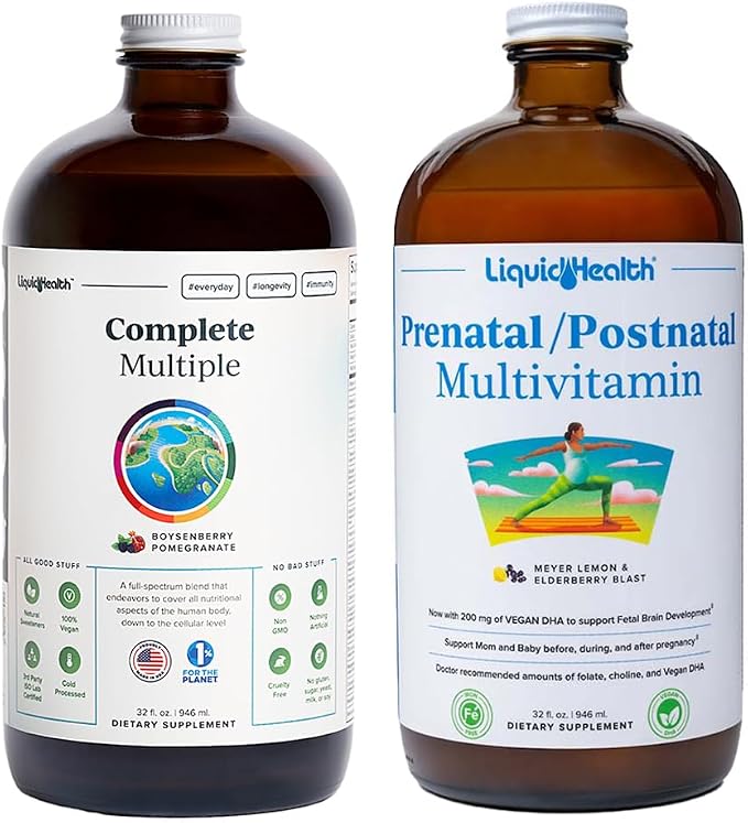 LIQUIDHEALTH Complete Multiple & Prenatal/Postnatal Multiple Liquid Vitamin by LiquidHealth