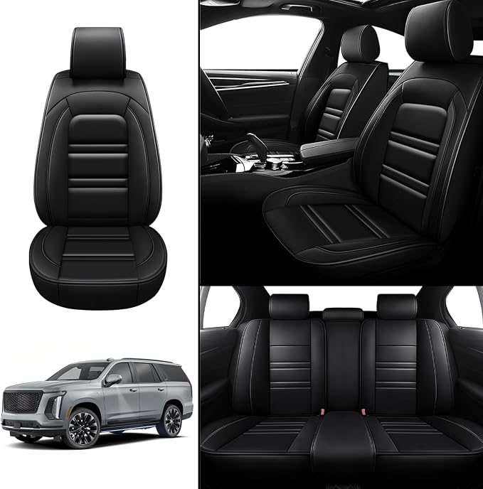 Seat Covers for Cadillac Escalade 2000-2025 | 5-Seats Leather Seat Covers - Image 2