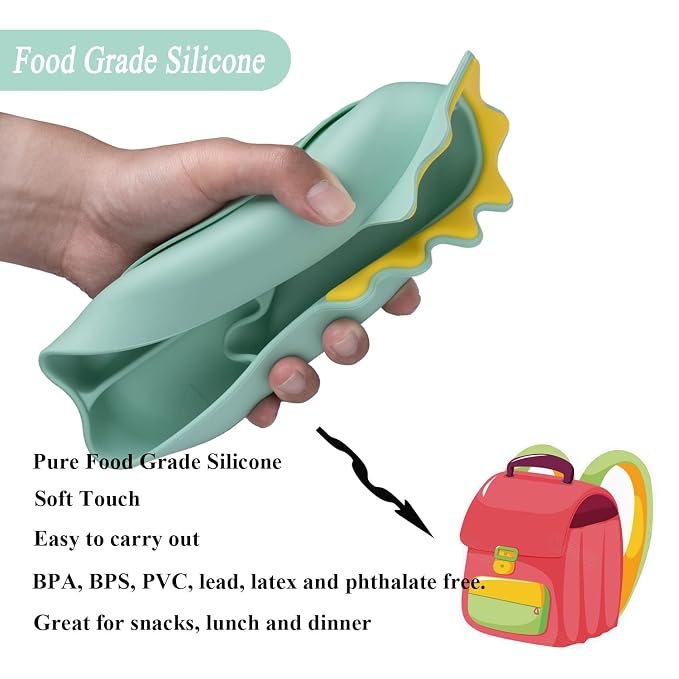 Silicone Suction Plates for Baby Toddler - Image 4