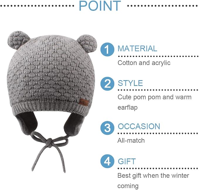 BAVST Baby Beanie Hat for Winter - Image 3