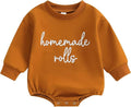 VISGOGO Newborn Infant Baby Boy Girls Oversized Romper Little Dude Sweater by VISGOGO