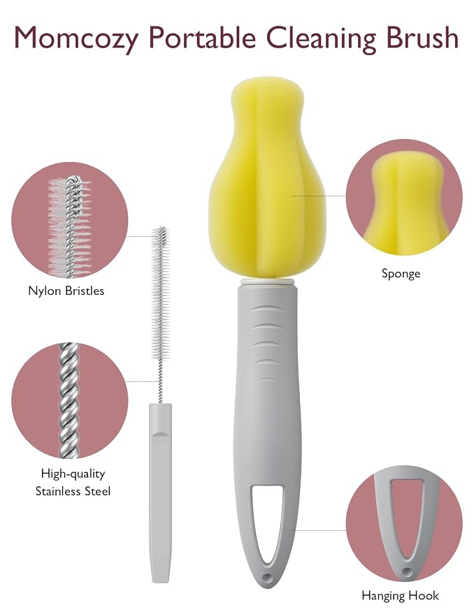 Momcozy Breast Pump Cleaning Brush & Accessories Kit, Replacement Parts - Image 5