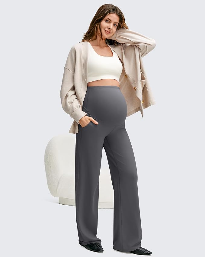 G4Free BareFeel Maternity Dress Yoga Pants - Image 7