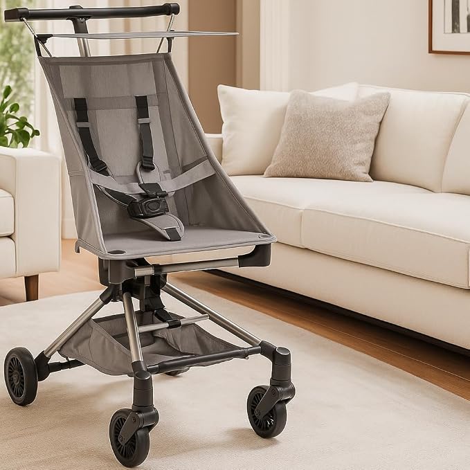 Lightweight Baby Travel Stroller – Compact & Airplane-Friendly Design, One-Hand by Hipicute