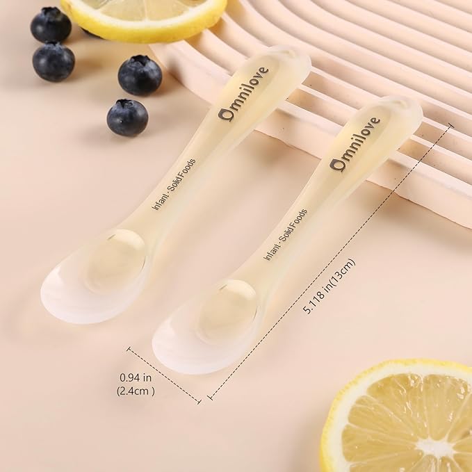Silicone Baby Spoons 2-Pack - Image 3