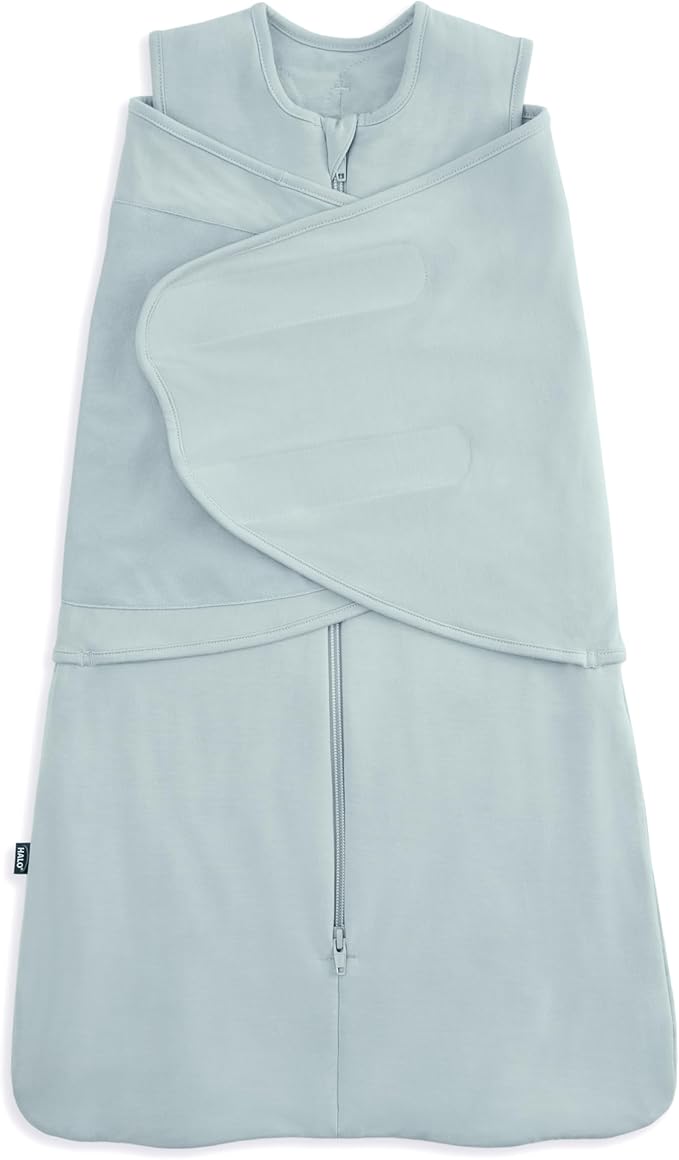 HALO SleepSack SuperSoft Swaddle, Cozy Bamboo Viscose, 3-Way Adjustable Swaddle by HALO