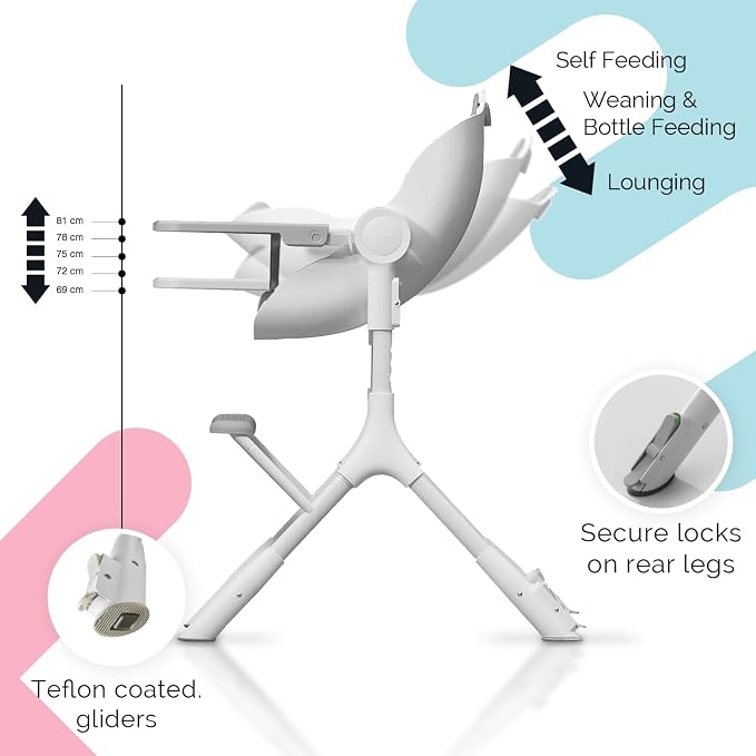 ORIBEL Cocoon Z High Chair & Baby Lounger | Perfect High Chair - Image 2