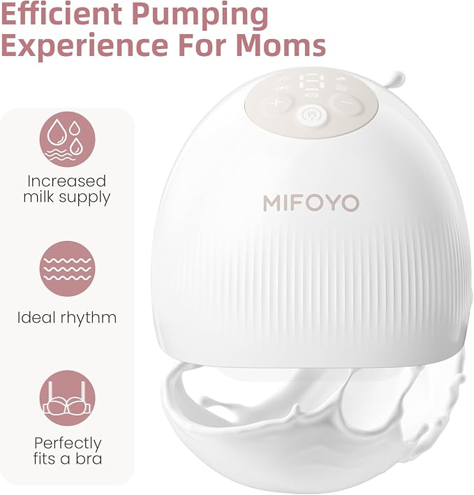 Breast Pump, Wearable Breastfeeding Pump, Electric Breast Pumping, Hands Free - Image 3